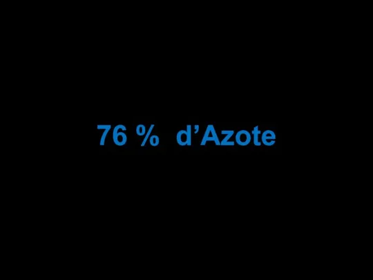 76 % d’Azote