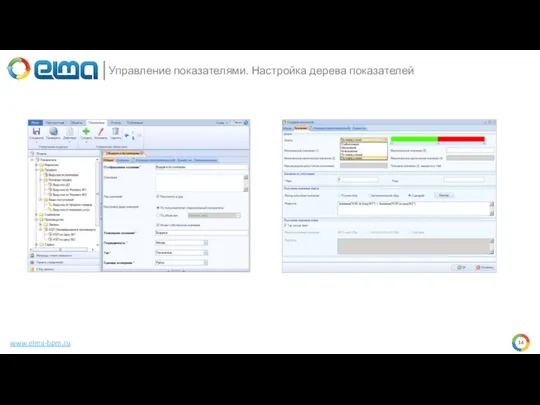 www.elma-bpm.ru Управление показателями. Настройка дерева показателей