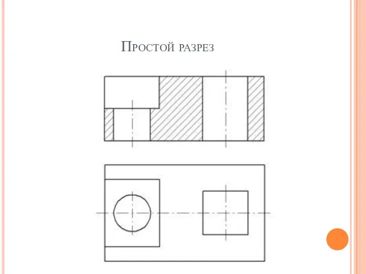 Простой разрез