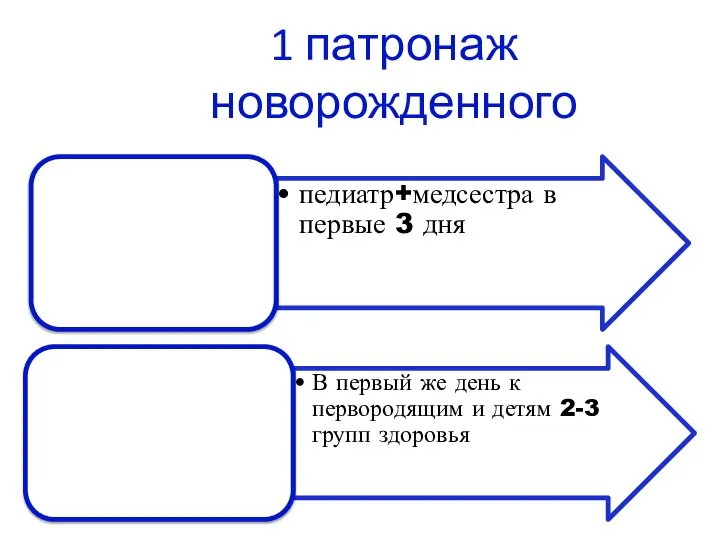 1 патронаж новорожденного