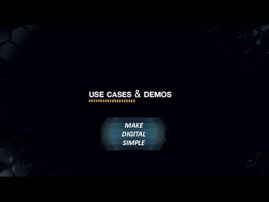 use cases & demos