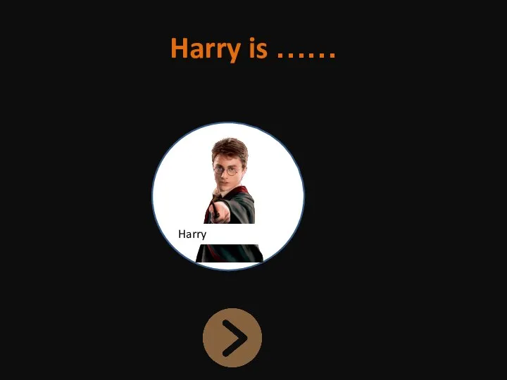 Harry is …… Harry