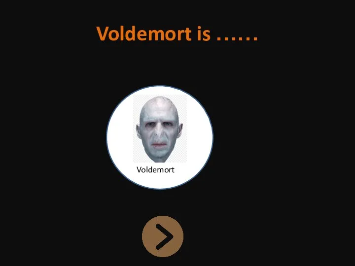 Voldemort Voldemort is ……
