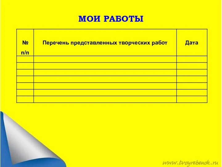 МОИ РАБОТЫ