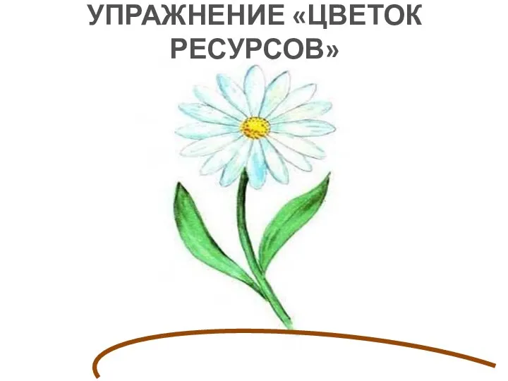 УПРАЖНЕНИЕ «ЦВЕТОК РЕСУРСОВ»