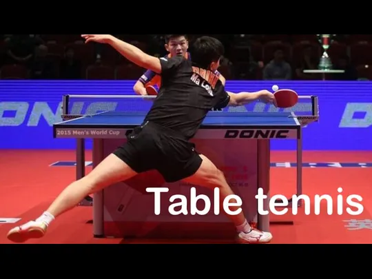 Table tennis