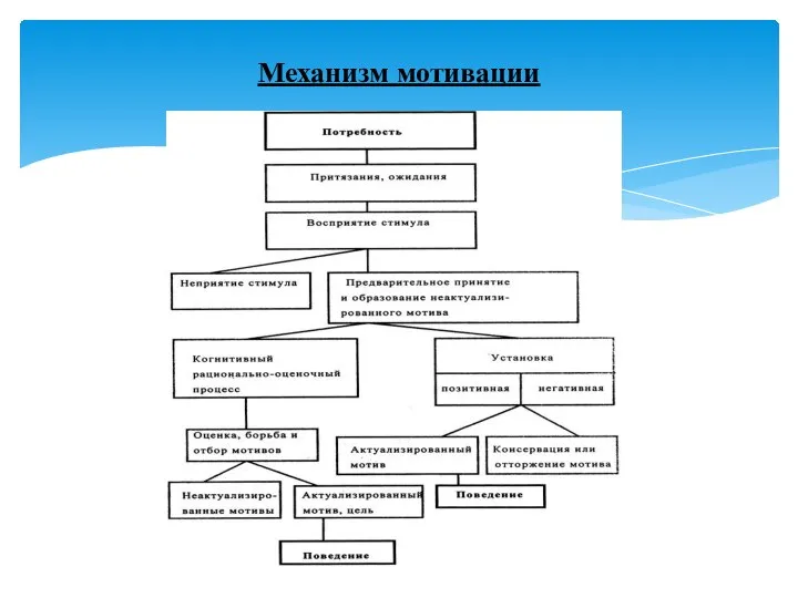 Механизм мотивации