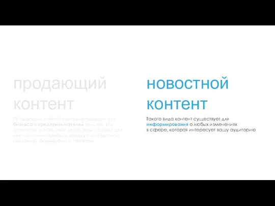 продающий контент новостной контент Продающий контент идеально подходит для бизнеса и предпринимателей