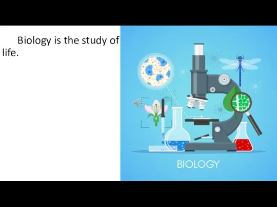 Biology is the study of life.