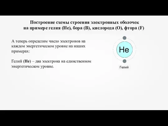 А теперь определим число электронов на каждом энергетическом уровне на наших примерах: