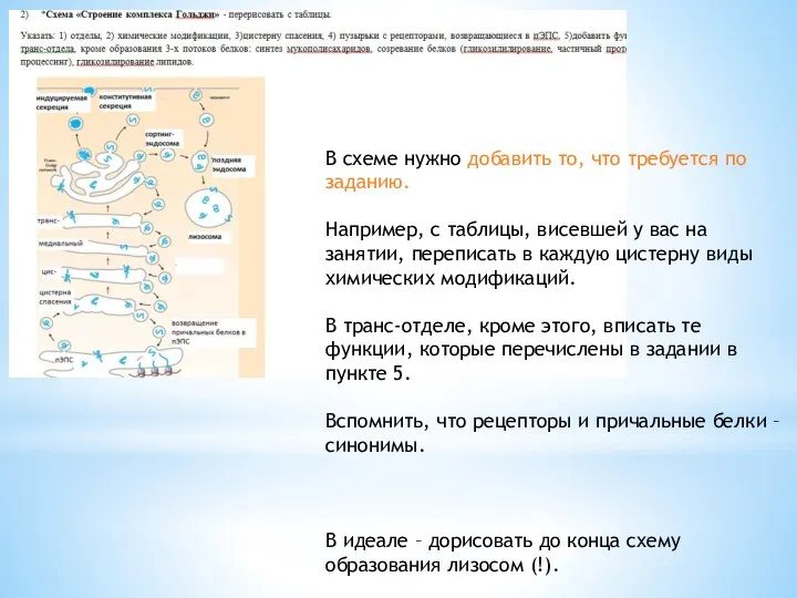 В схеме нужно добавить то, что требуется по заданию. Например, с таблицы,