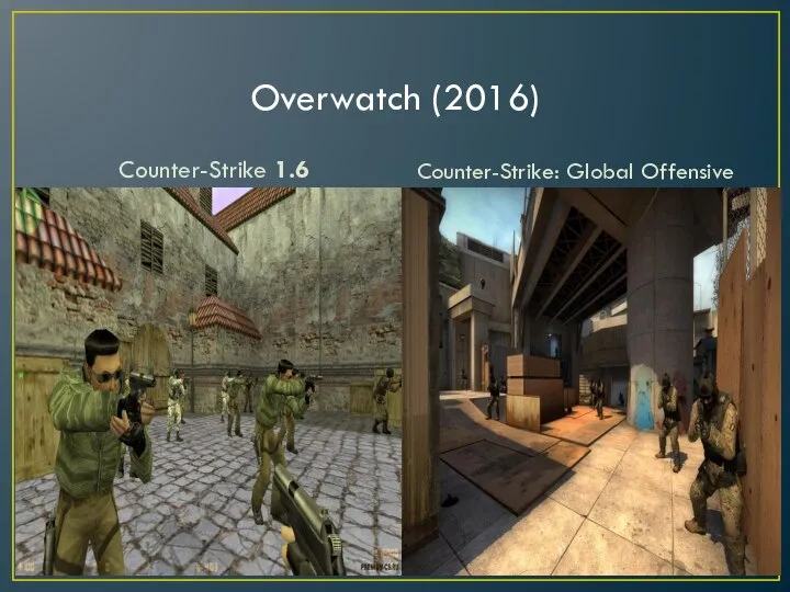 Overwatch (2016) Counter-Strike 1.6 Counter-Strike: Global Offensive