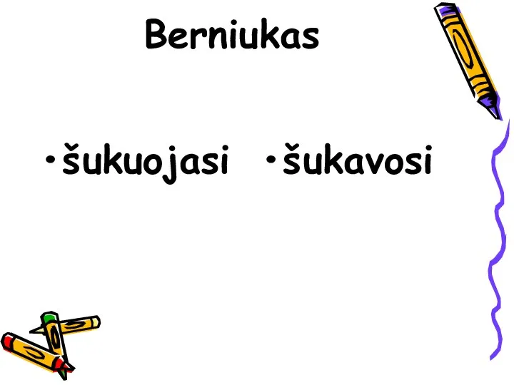 Berniukas šukuojasi šukavosi