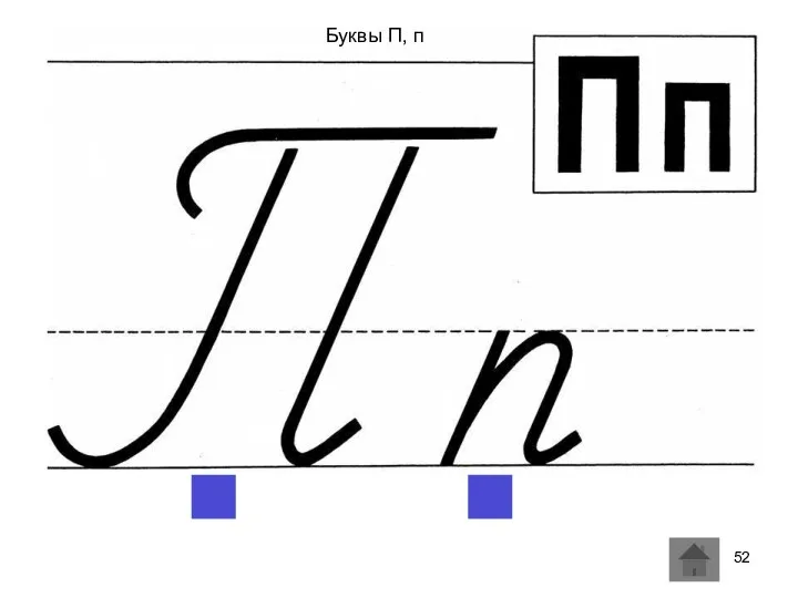 Буквы П, п