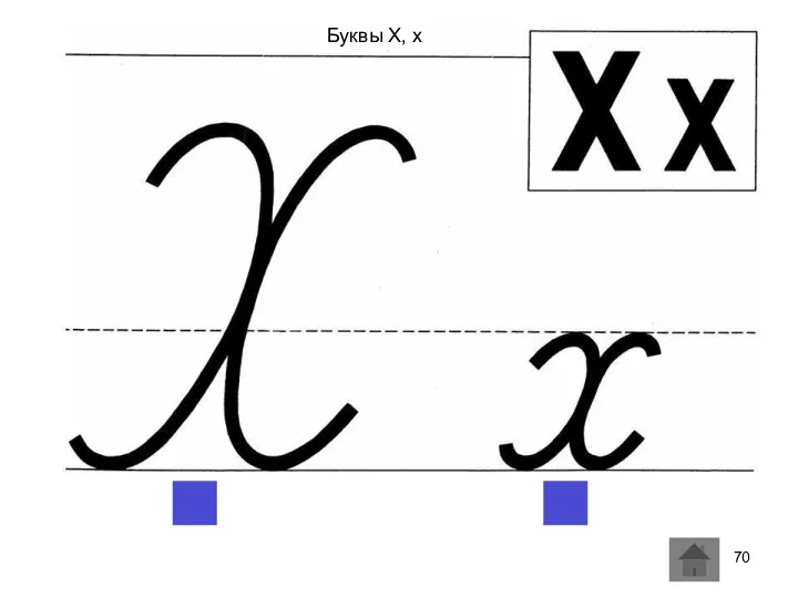 Буквы Х, х