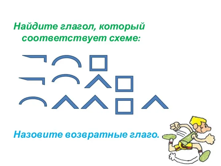 Найдите глагол, который соответствует схеме: Назовите возвратные глаголы.