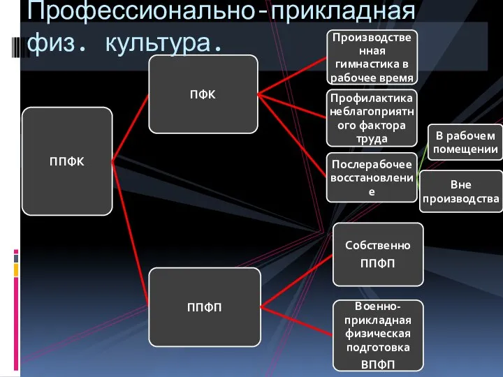 Профессионально-прикладная физ. культура.