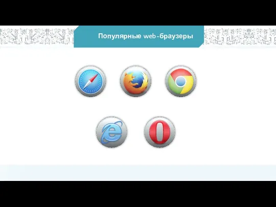 Популярные web-браузеры