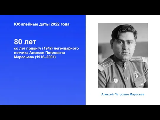 Юбилейные даты 2022 года 80 лет со лет подвигу (1942) легендарного летчика