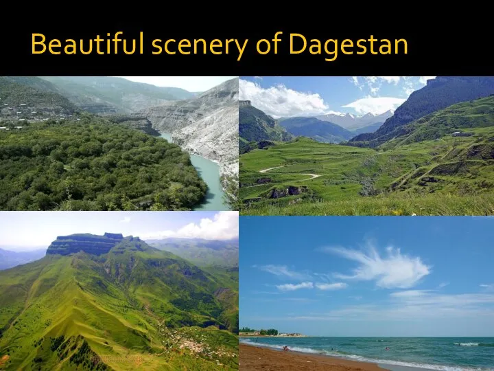 Beautiful scenery of Dagestan
