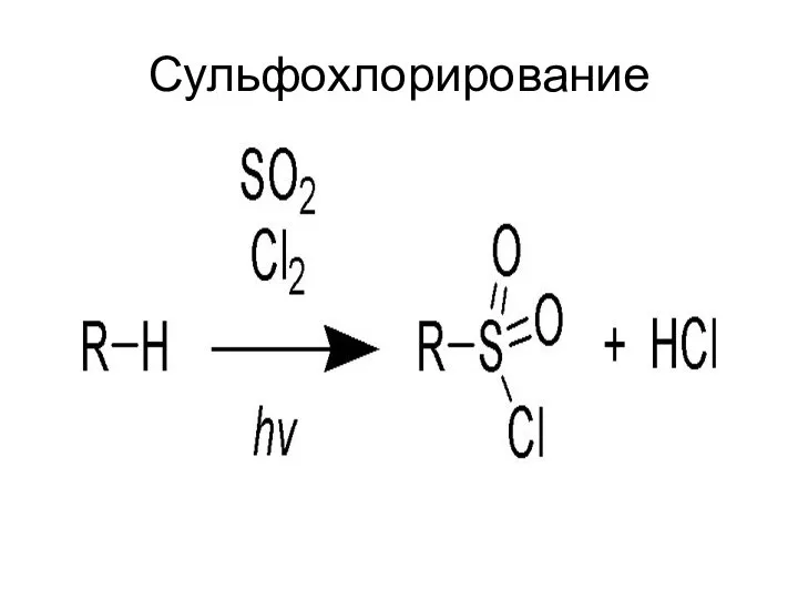 Сульфохлорирование