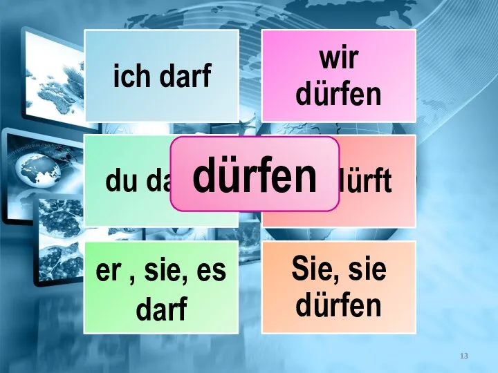 dürfen