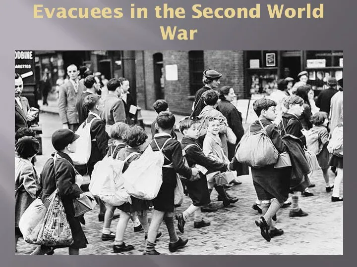 Evacuees in the Second World War