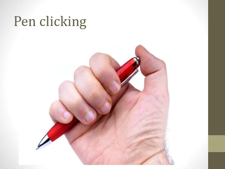 Pen clicking