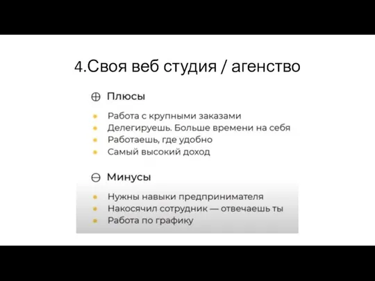 4.Своя веб студия / агенство