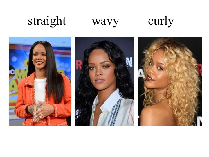 straight wavy curly