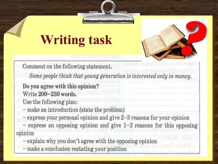 Writing task