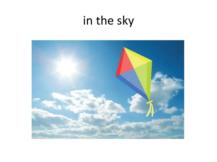 in the sky