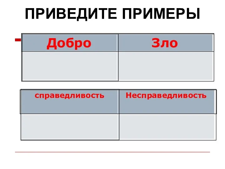 ПРИВЕДИТЕ ПРИМЕРЫ