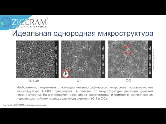 Идеальная однородная микроструктура Изображения, полученные с помощью металлографического микроскопа, показывают, что микроструктура