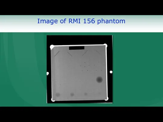 Image of RMI 156 phantom