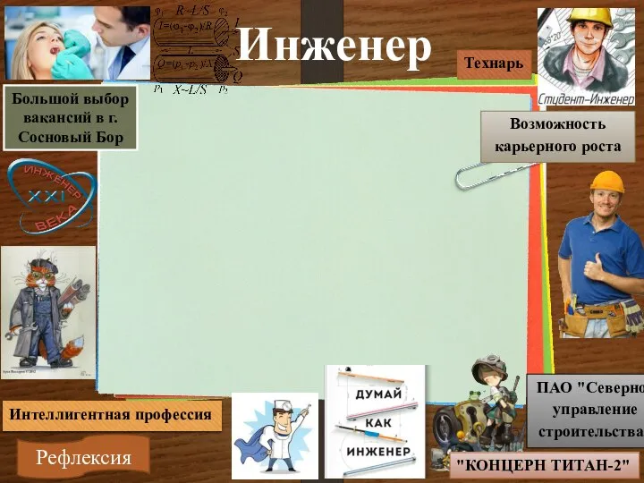 Инженер Рефлексия Большой выбор вакансий в г. Сосновый Бор "КОНЦЕРН ТИТАН-2" ПАО