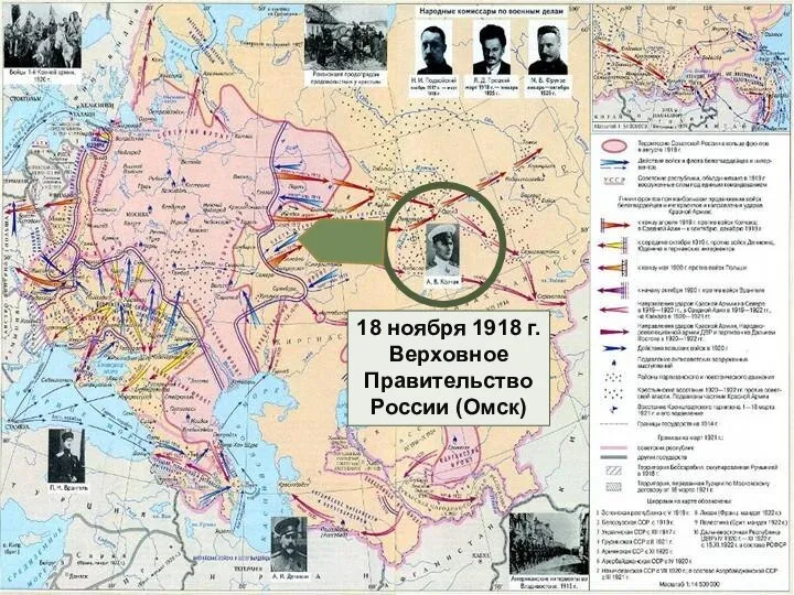 18 ноября 1918 г. Верховное Правительство России (Омск)