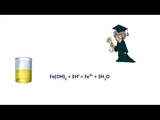 Fe(OH)3 + 3H+ = Fe3+ + 3H2O