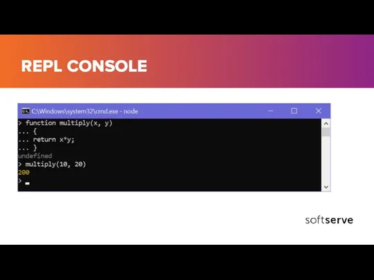 REPL CONSOLE