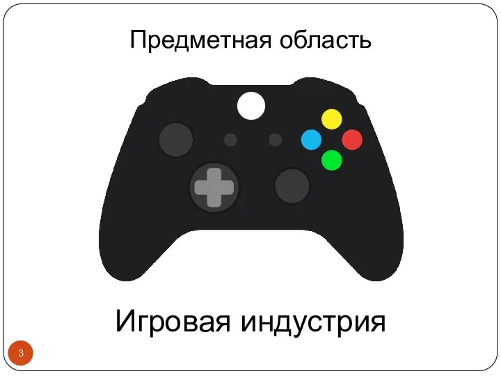 Предметная область Игровая индустрия