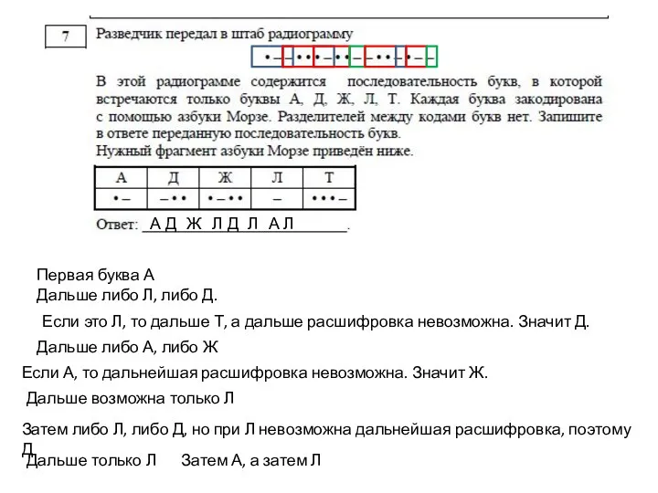 Первая буква А Дальше либо Л, либо Д. А Д Если это