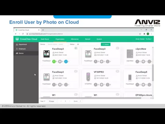 Enroll User by Photo on Cloud