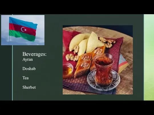 Beverages: Ayran Doshab Tea Sherbet
