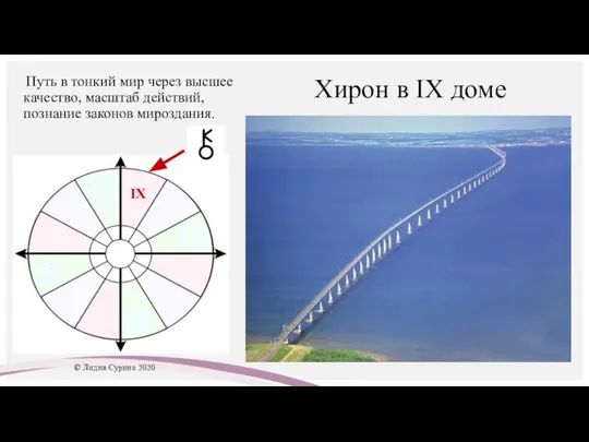 Хирон в IX доме Путь в тонкий мир через высшее качество, масштаб