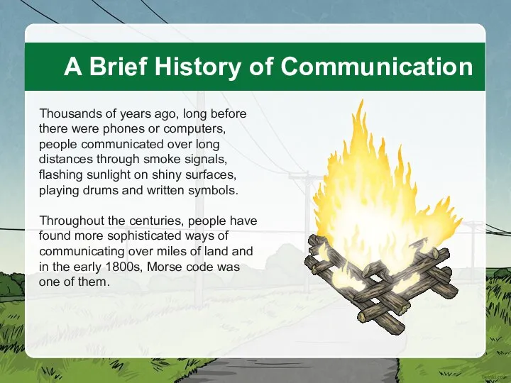 A Brief History of Communication Thousands of years ago, long before there