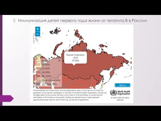 Иммунизация детей первого года жизни от гепатита В в России