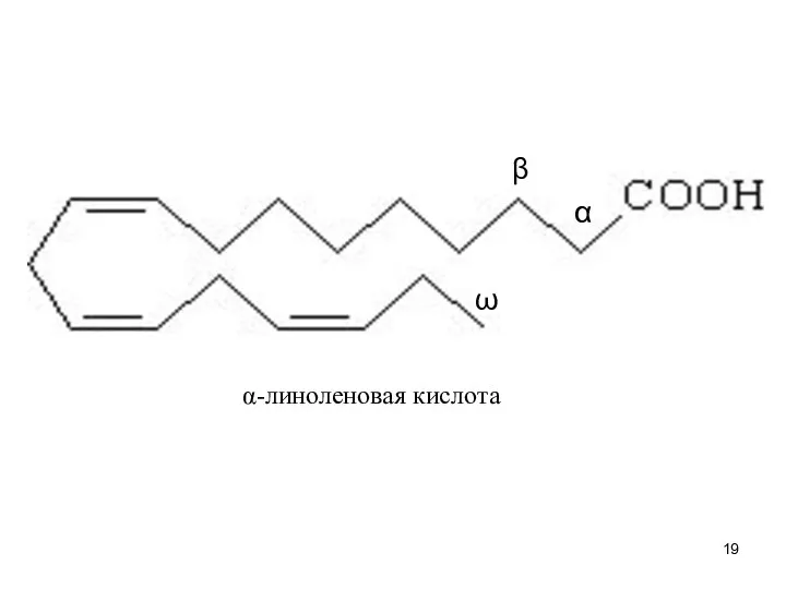 α-линоленовая кислота α β ω