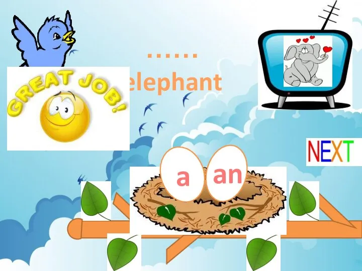 an a …… elephant