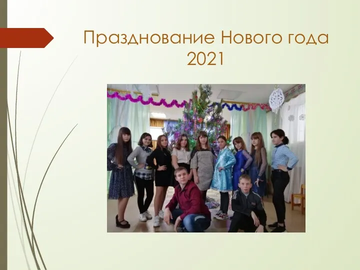 Празднование Нового года 2021