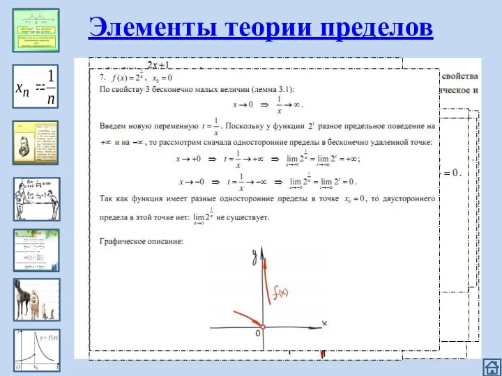 Эпизод 1 Э1 Э2 Э3 Э4 Э5 Э6 Элементы теории пределов